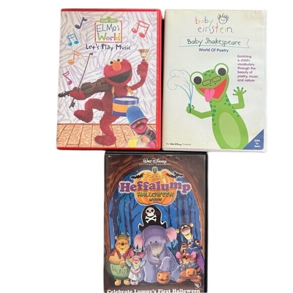 Children's DVDs -‎ Elmo/Baby Einstein/Heffalump